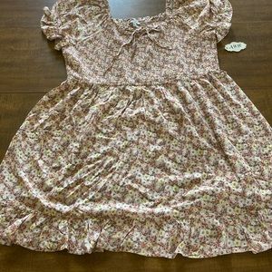 AUW 3X floral dress brand new with tags cottagecore